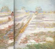 Vincent Van Gogh, Landscape with Snow (nn04)
